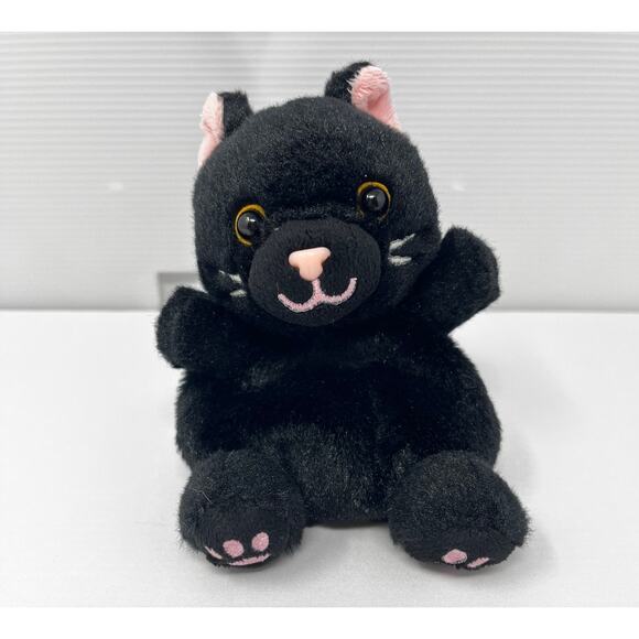 Twilight Black Cat Palm Pal Size 6 x 5 x 3 inches Pre-Owned in good condition - Picture 1 of 7